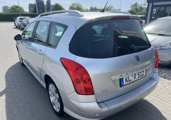 Peugeot 308 cena 16900 przebieg: 162500, rok produkcji 2009 z Olecko małe 742